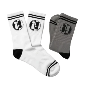Medias TWIN logo blanco